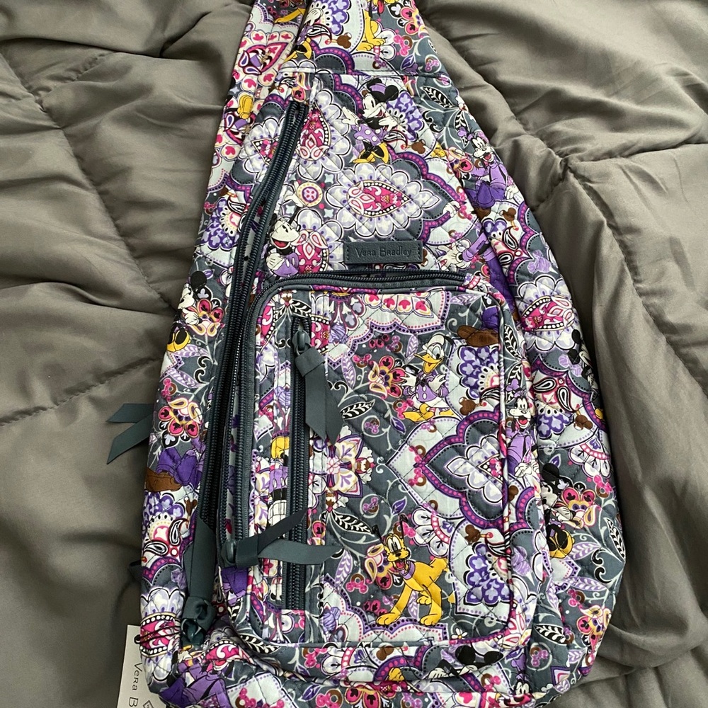 Vera Bradley Disney Sling Backpack Sweet Treats